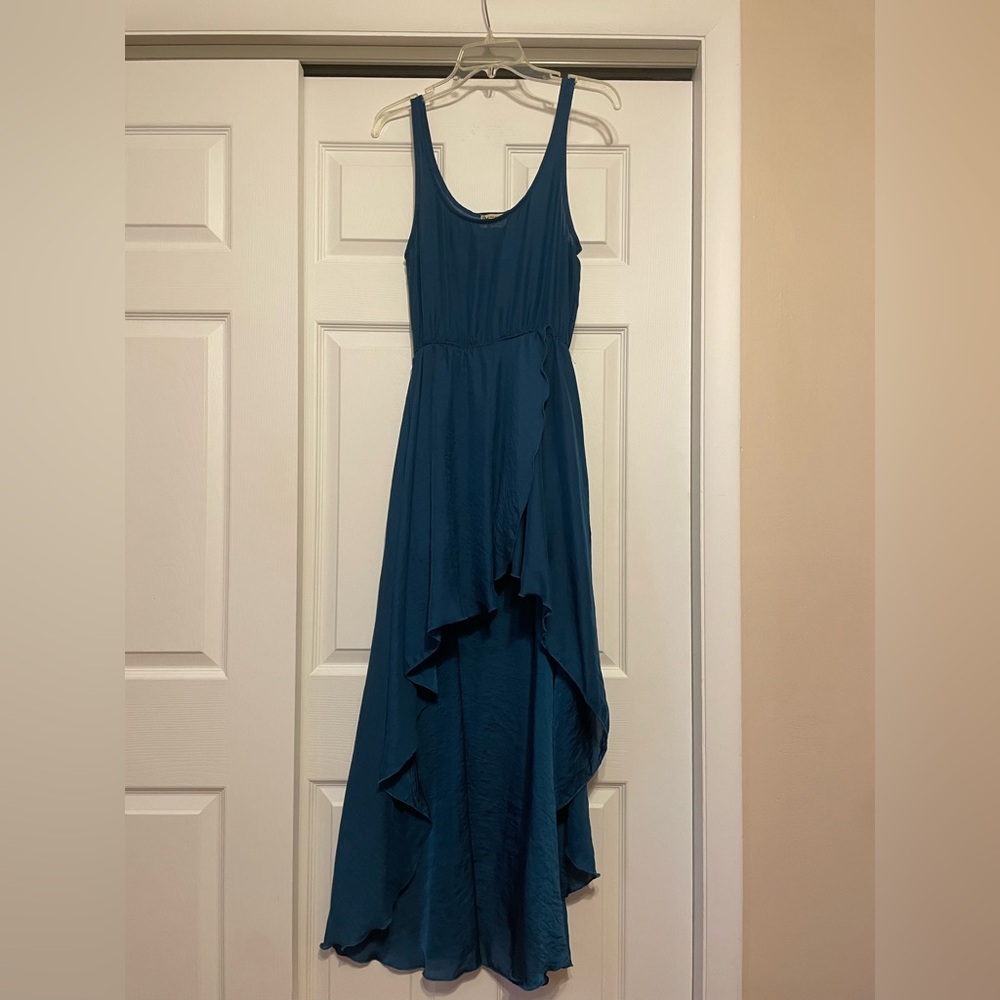 Show Me Your Mumu Teal High-Low Dress - Size Small